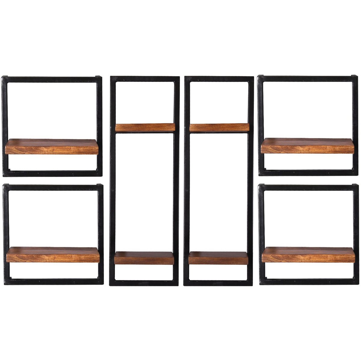 Wandregal-Set, 6-teilig