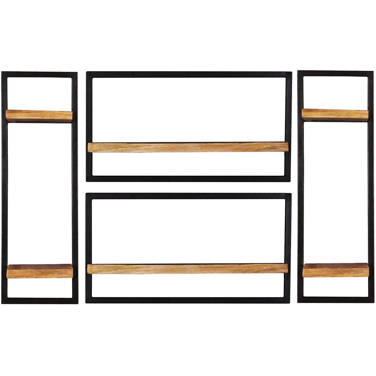 Wandregal-Set, 4-teilig