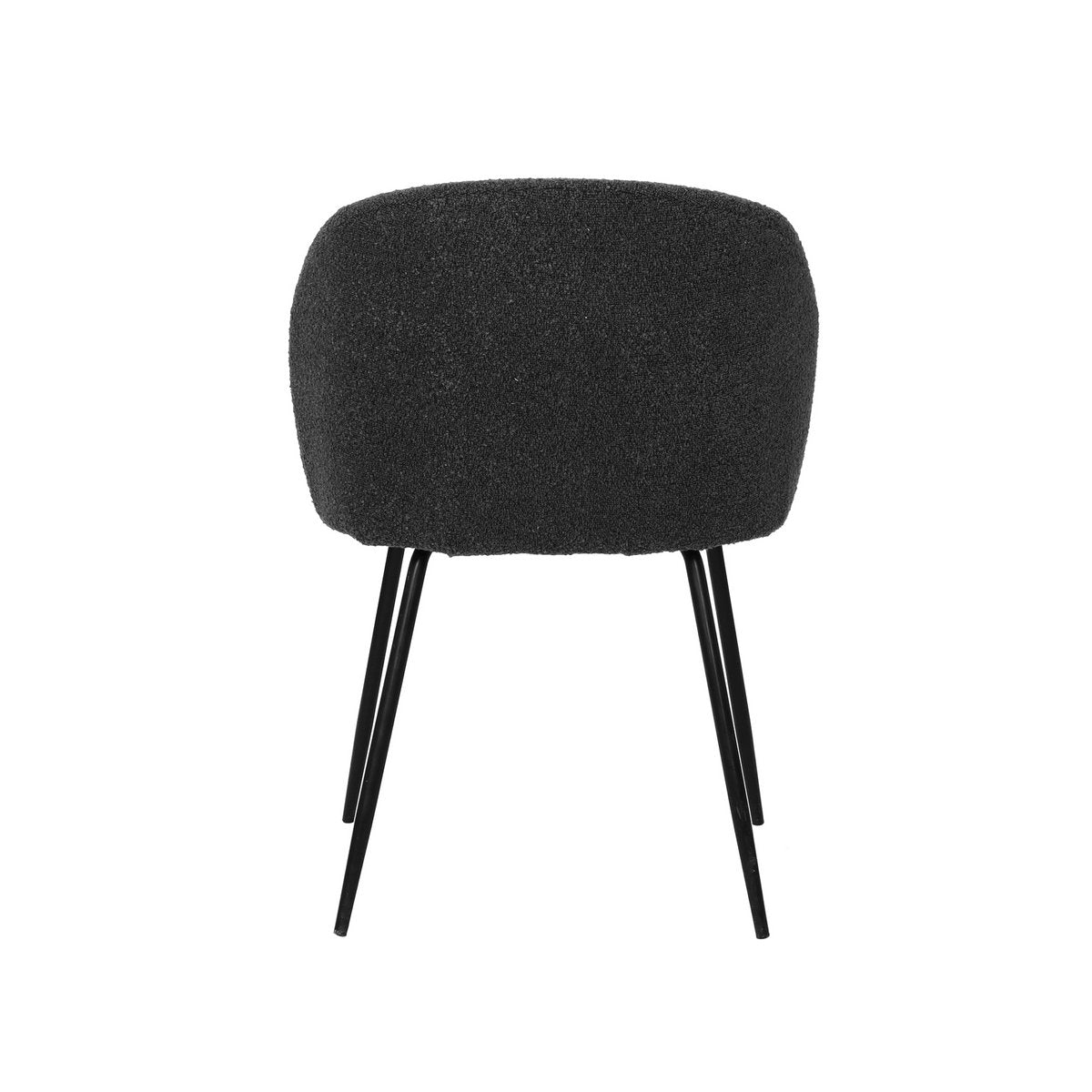 Stuhl 2er Set mit Bezug aus Strukturstoff