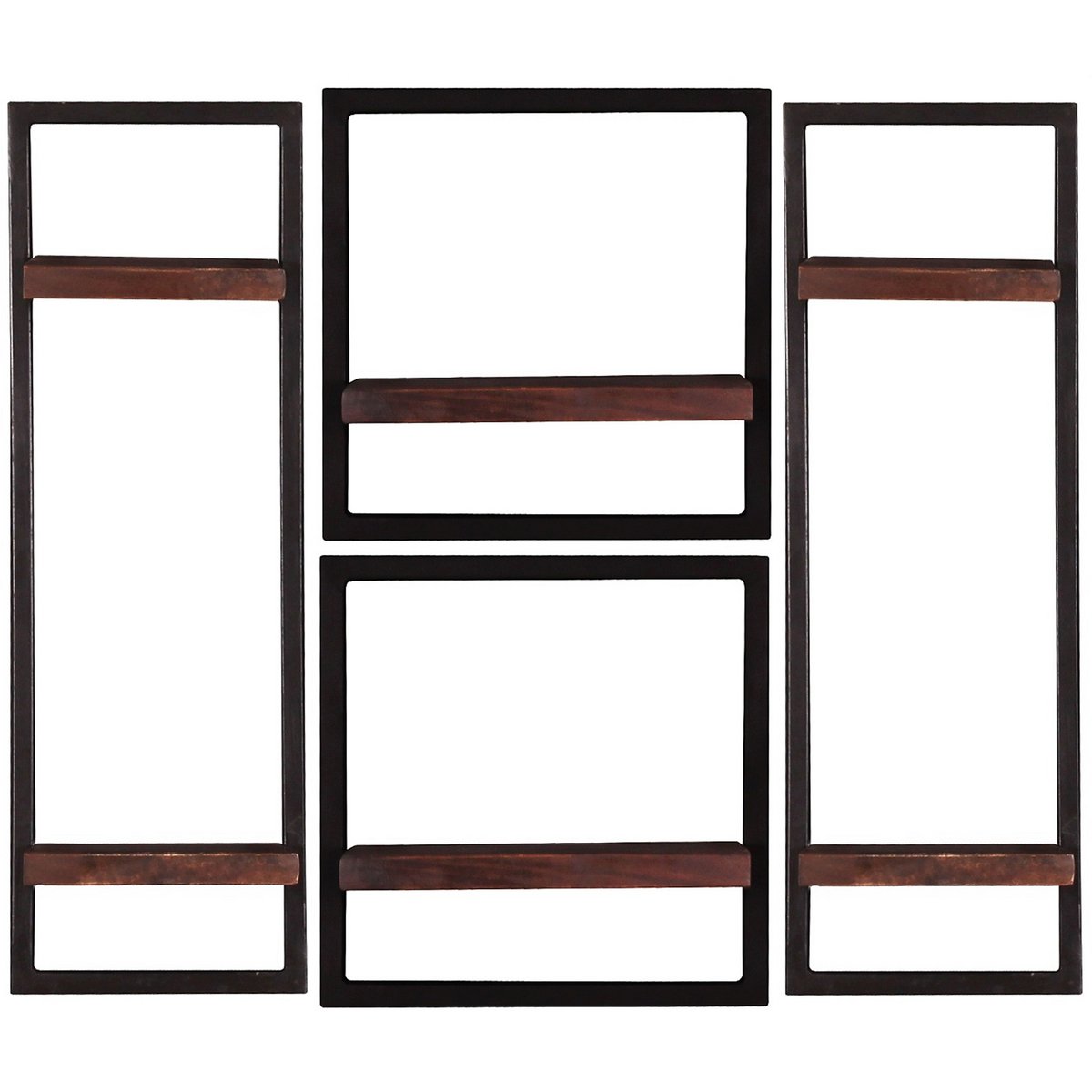 Wandregal-Set, 4-teilig