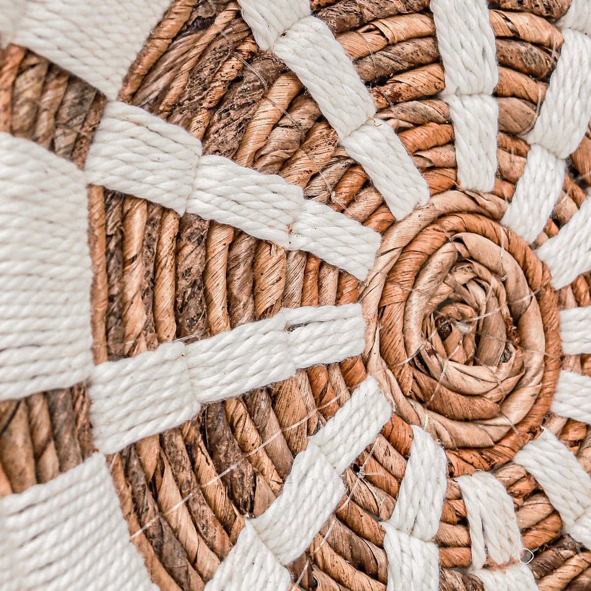 Wanddekoration | Wandkorb | Wandkorb | Dekoschale HUTAN aus Bananenfaser (2 Größen)