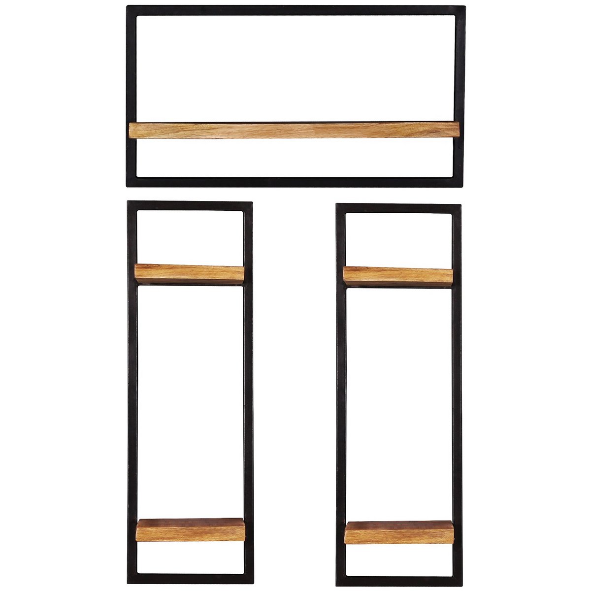 Wandregal-Set, 3-teilig