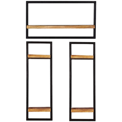 Wandregal-Set, 3-teilig