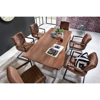 Tisch 160 x 85 cm mit Baumkante wie gewachsen