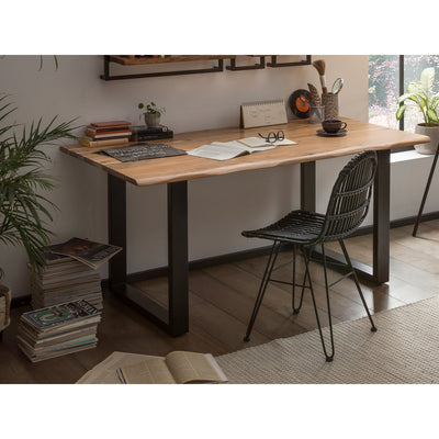 Tisch 160 x 85 cm, Gestell schwarz