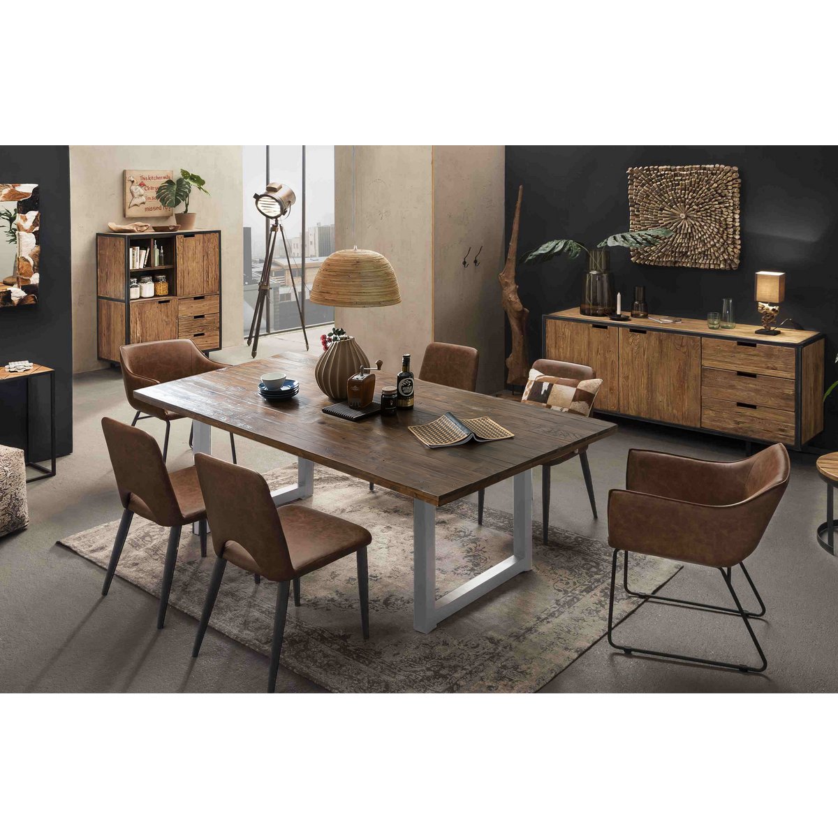 Tischgestell antiksilber