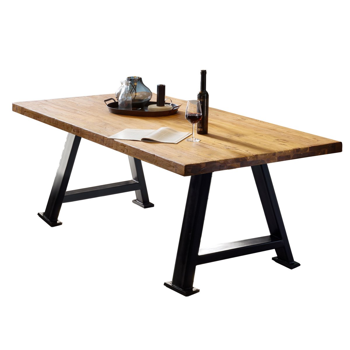 Tisch 180x100 cm, recyceltes Teak