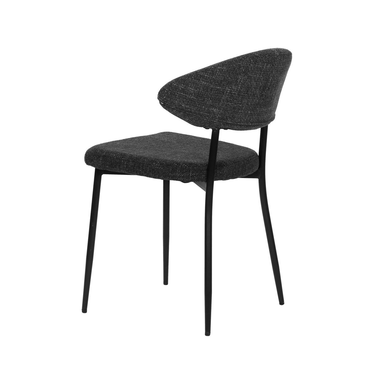 Stuhl 2er Set mit Strukturstoff