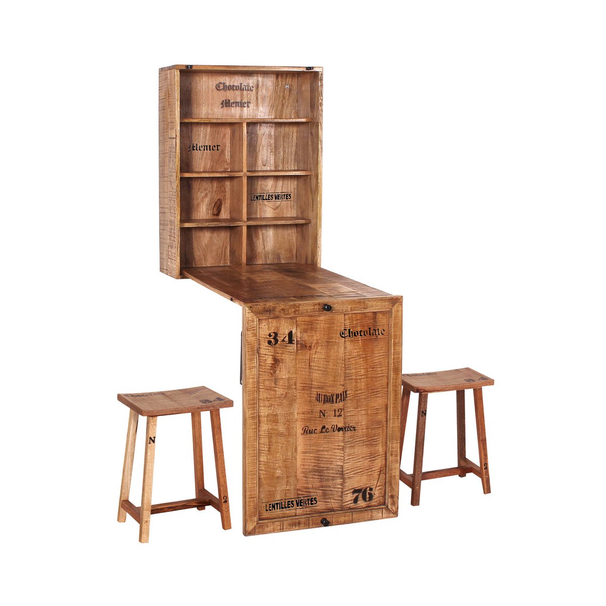 Klapptisch mit 2 Hockern