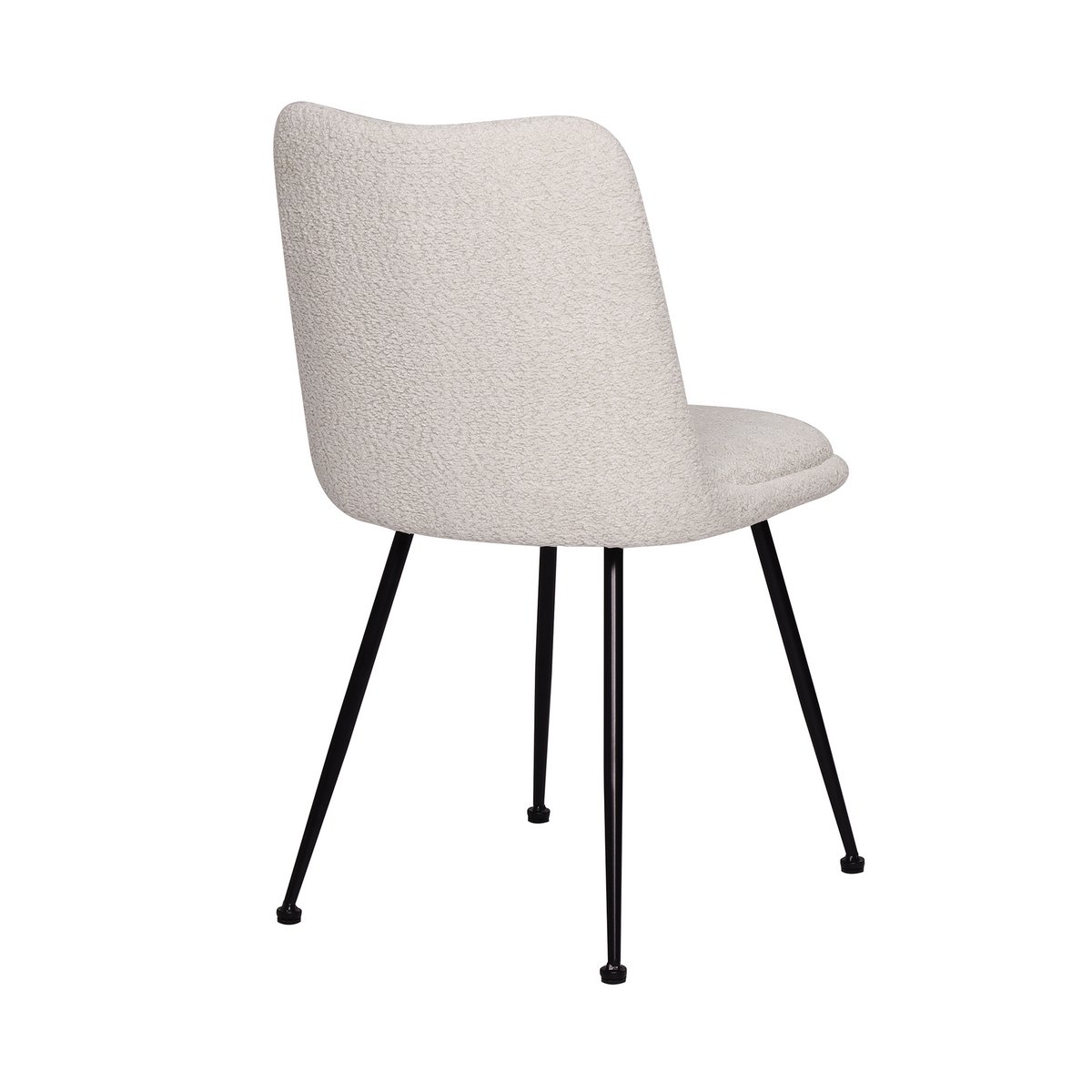 Stuhl 2er Set mit Bouclé-Bezug