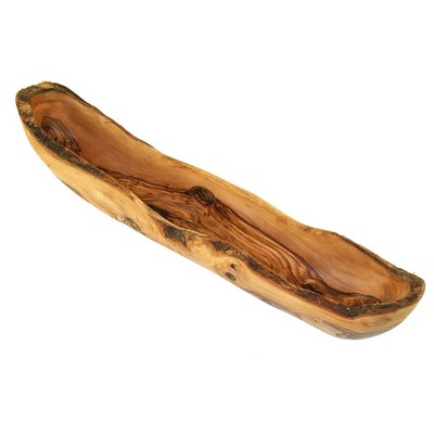 Brotschale rustikal aus Olivenholz 40 – 45 cm