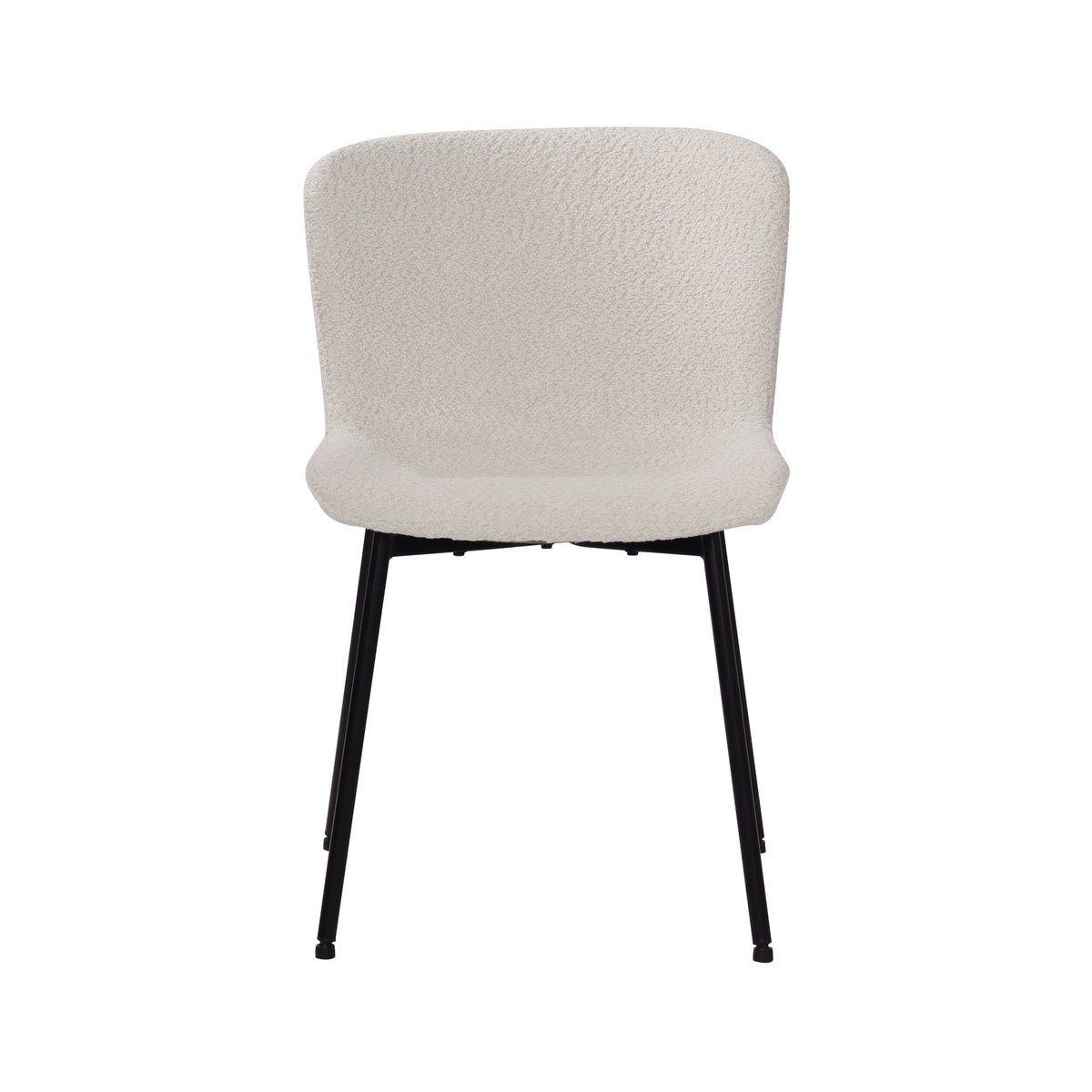 Stuhl 2er Set mit Bouclé-Bezug