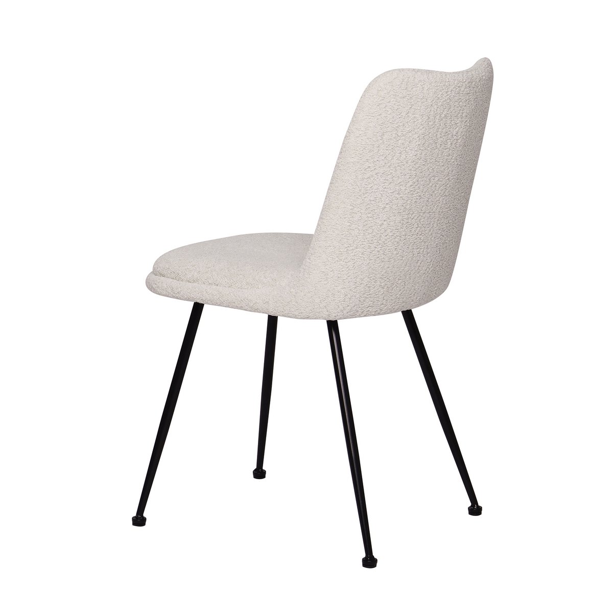 Stuhl 2er Set mit Bouclé-Bezug