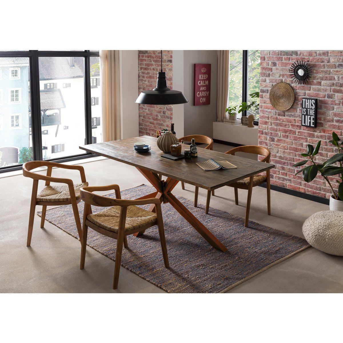 Tischgestell antikbraun