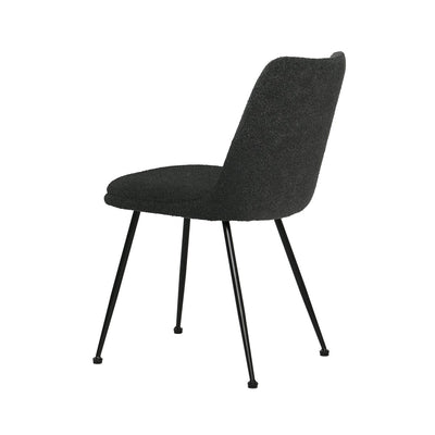 Stuhl 2er Set mit Bouclé-Bezug