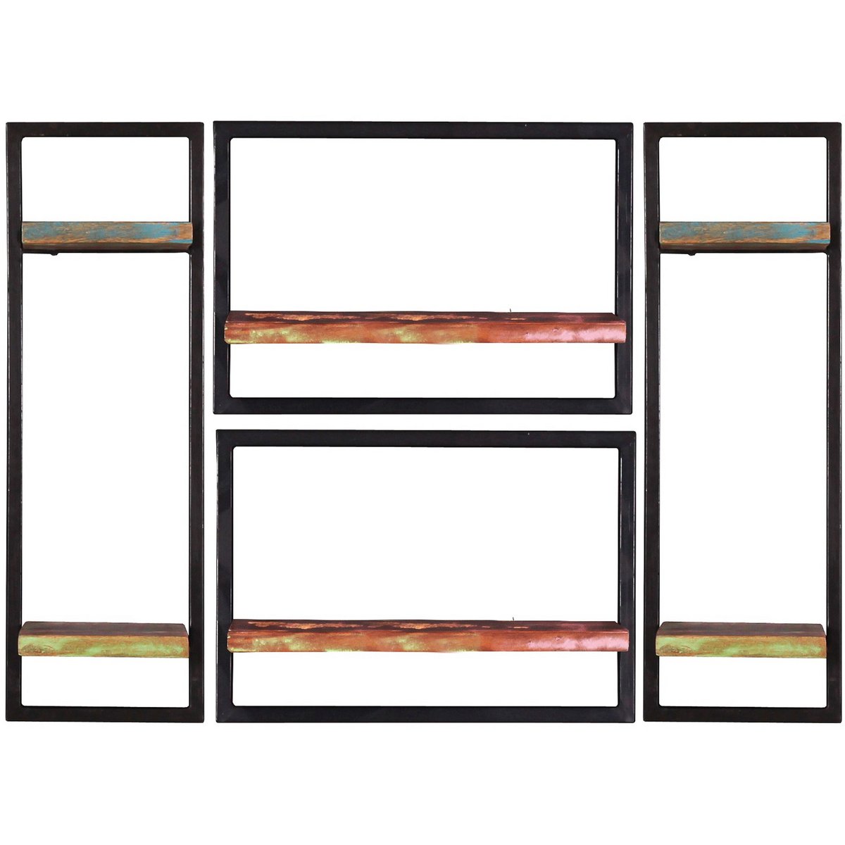 Wandregal-Set, 4-teilig