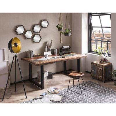 Tisch 240x100 cm, buntes Altholz