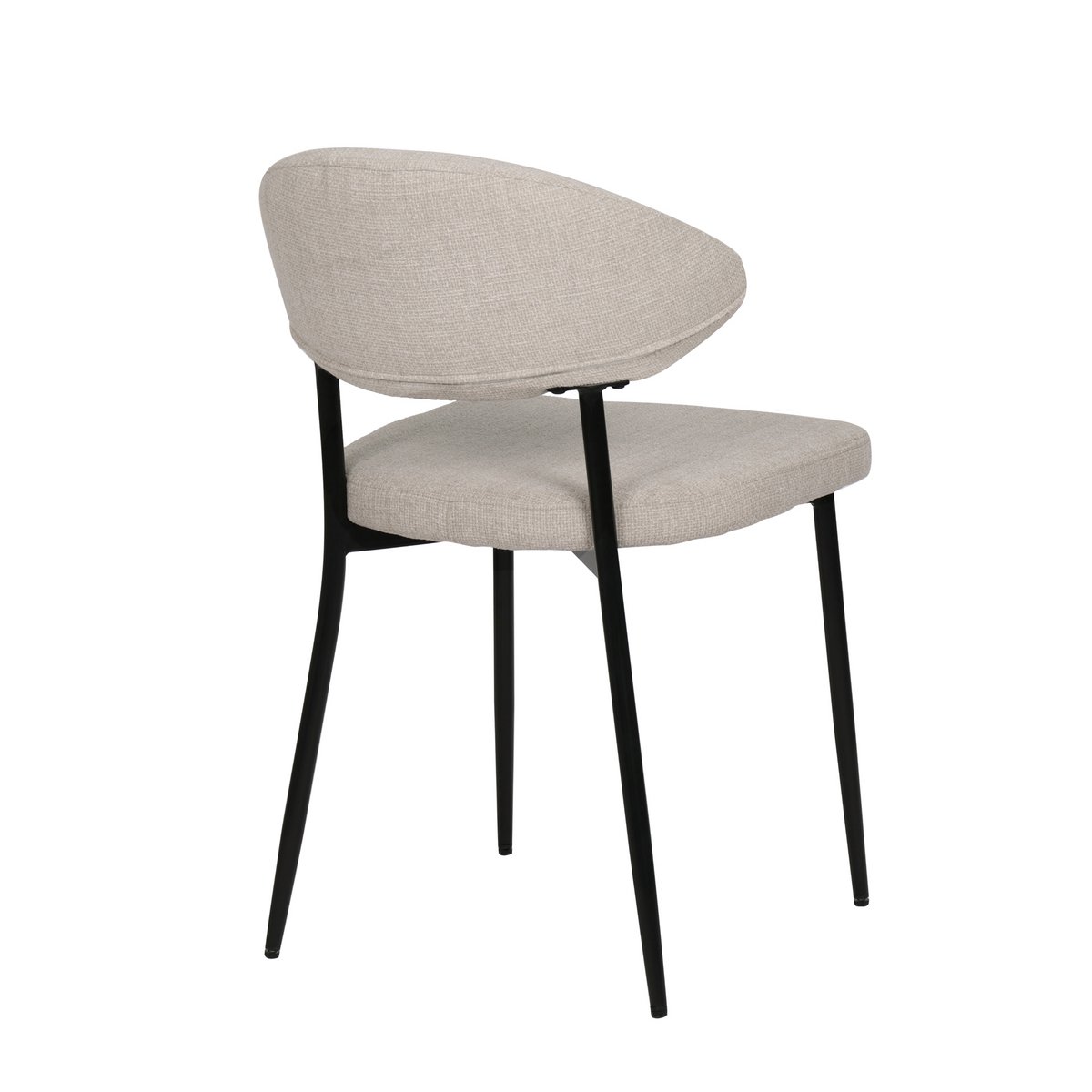 Stuhl 2er Set mit Strukturstoff