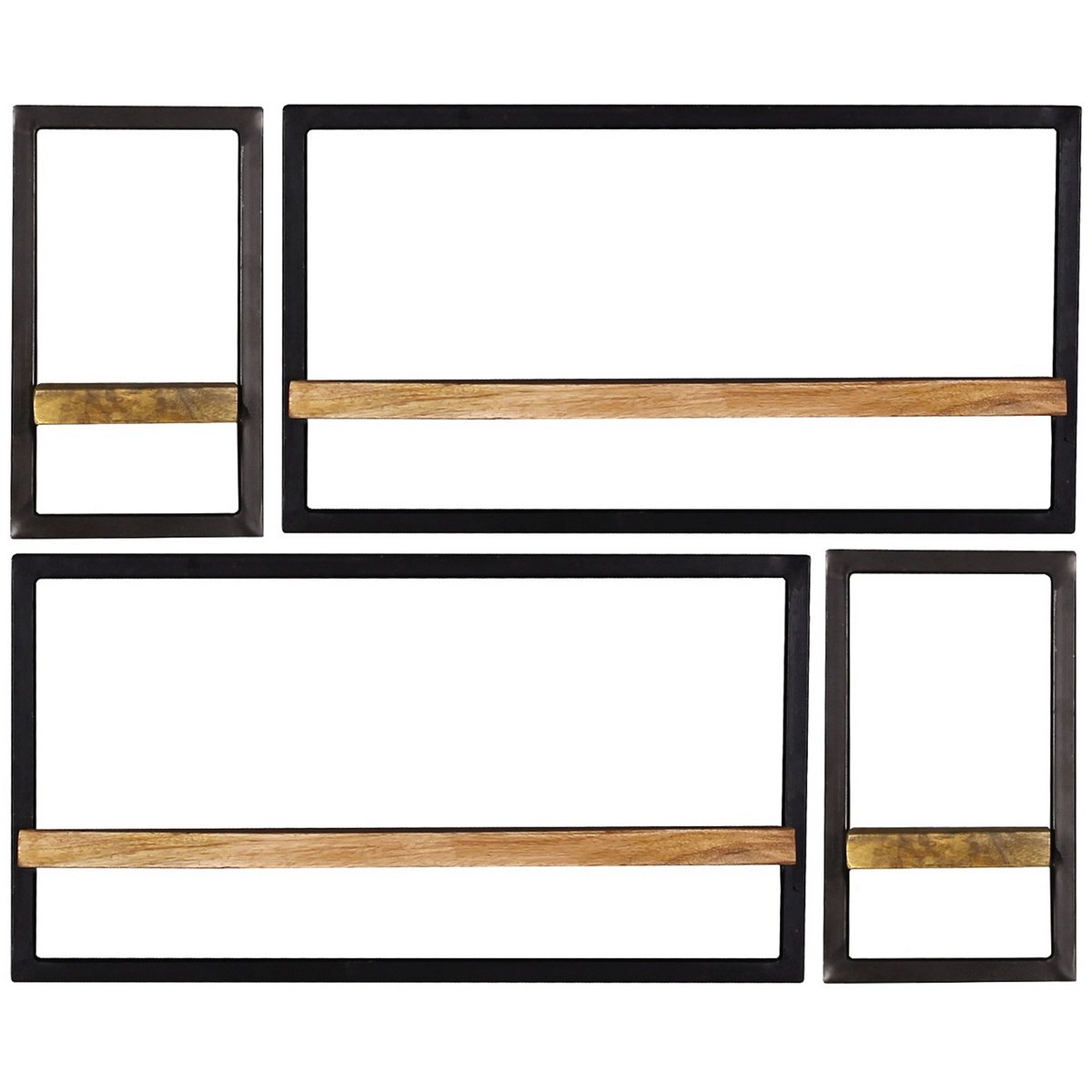 Wandregal-Set, 4-teilig