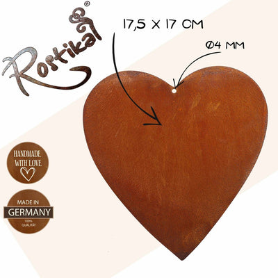 Edelrost Hängedeko Herz Sonja | Fensterdeko Herz