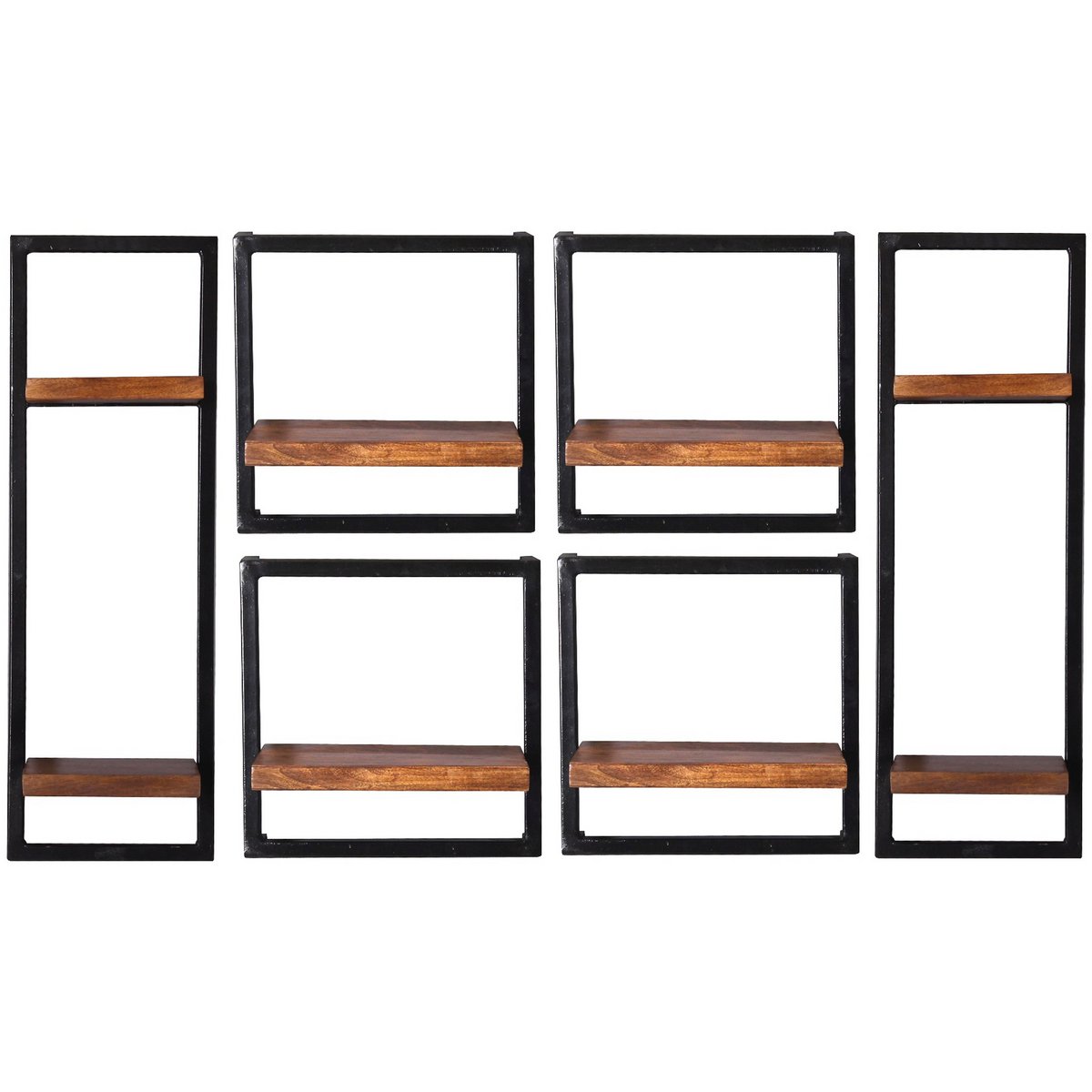Wandregal-Set, 6-teilig