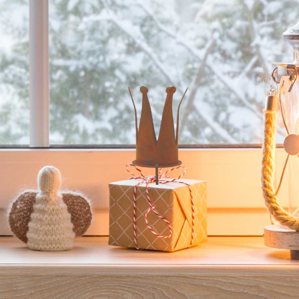 Teelichthalter aus Edelrost | Metalldeko für Advent und Weihnachtsdeko