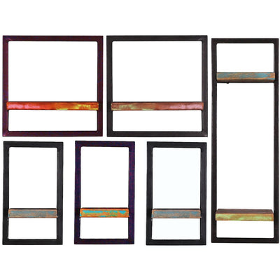 Wandregal-Set, 6-teilig