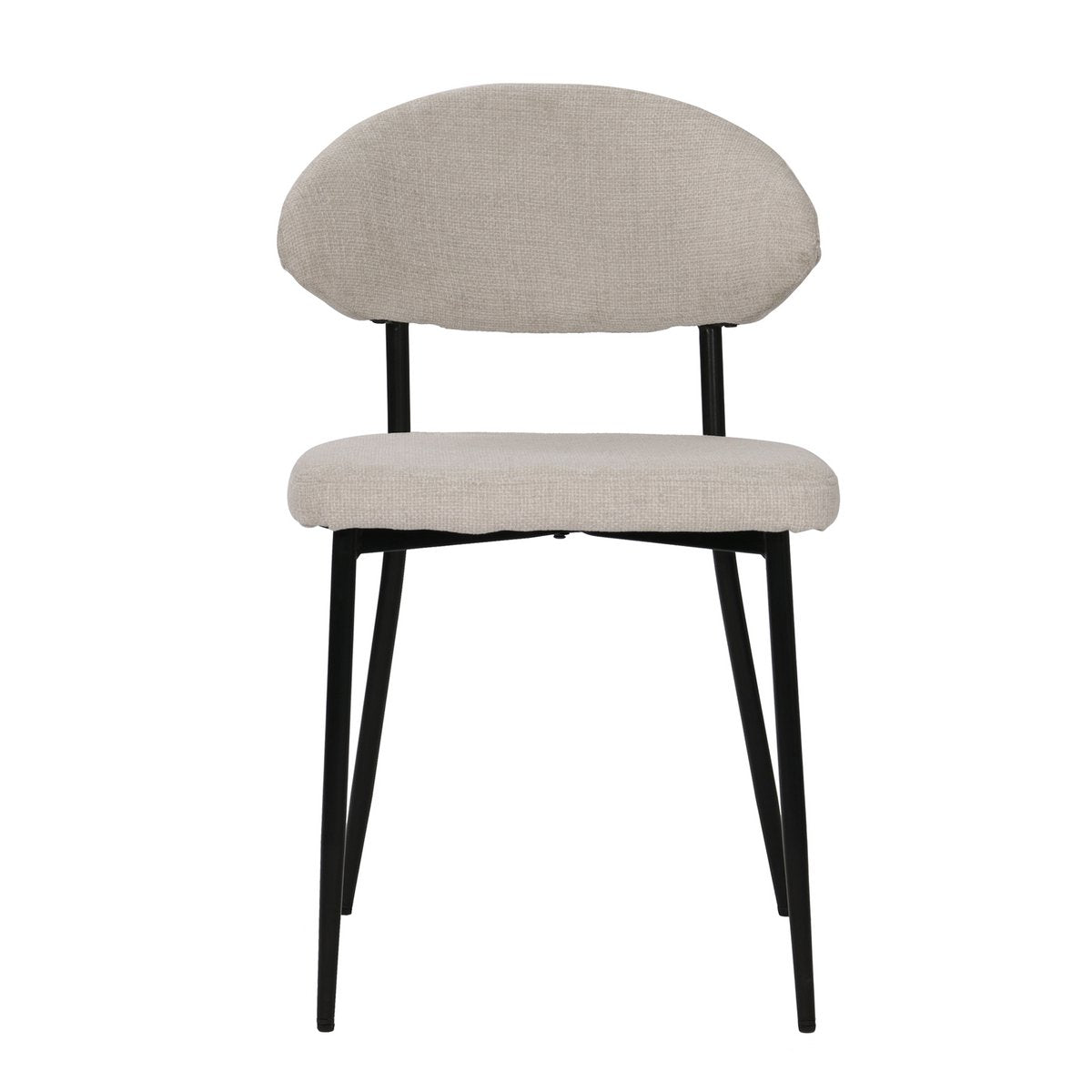 Stuhl 2er Set mit Strukturstoff