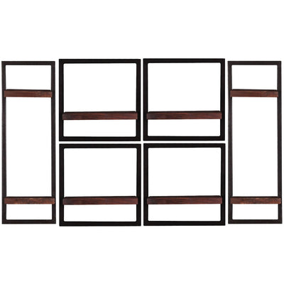 Wandregal-Set, 6-teilig