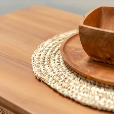 Tischset Tischset rund aus Bast (2er, 4er oder 6er Set) URUP