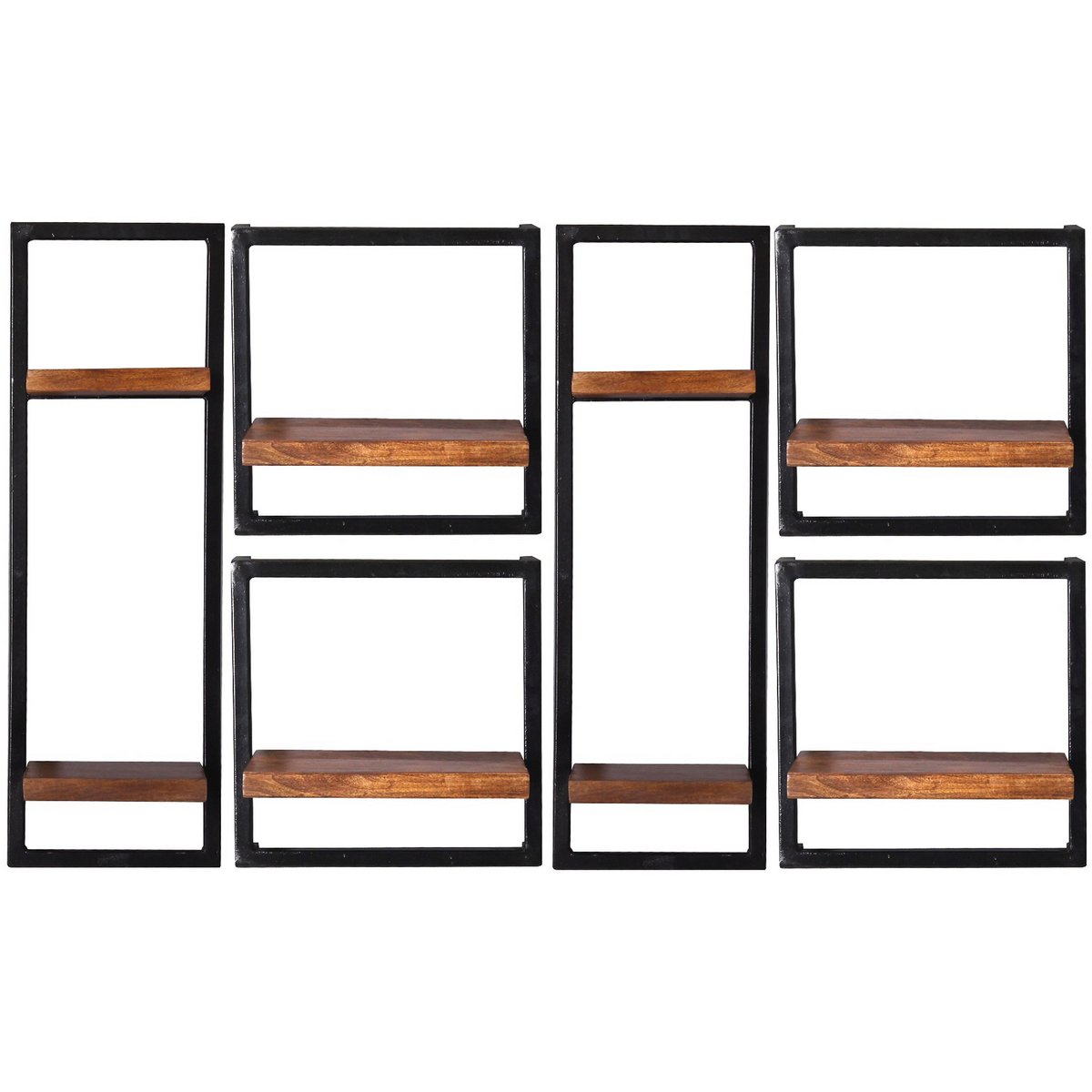 Wandregal-Set, 6-teilig