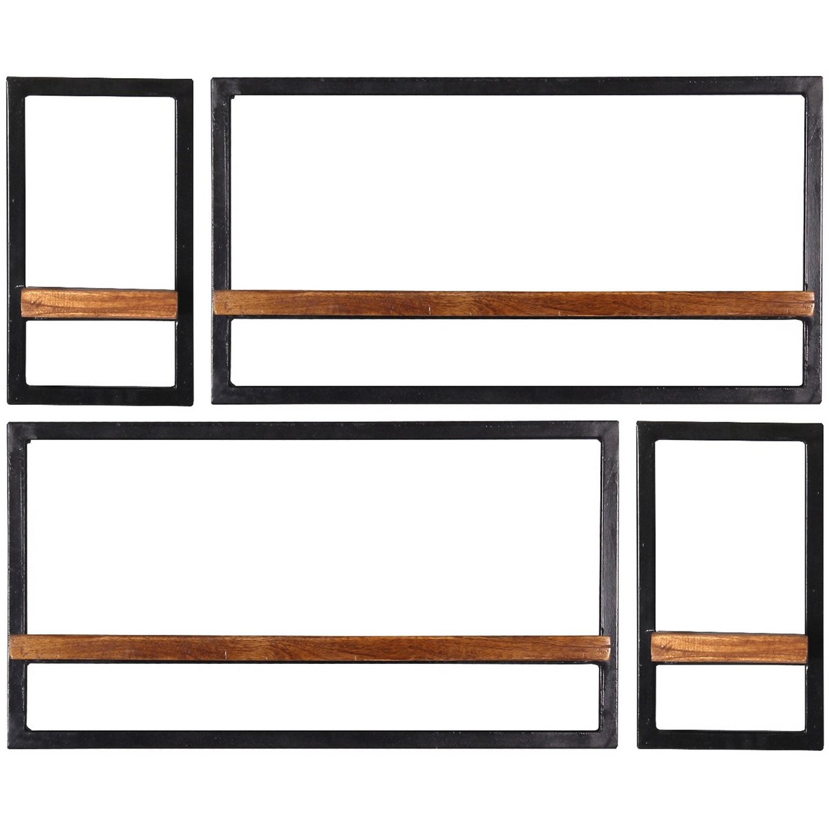 Wandregal-Set, 4-teilig