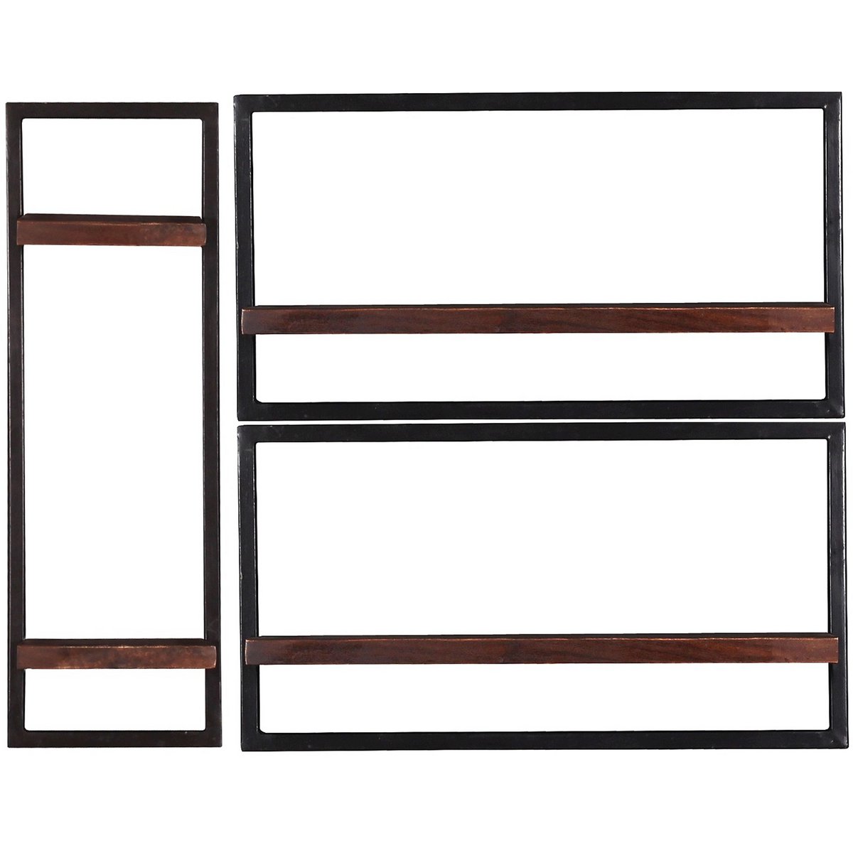 Wandregal-Set, 3-teilig