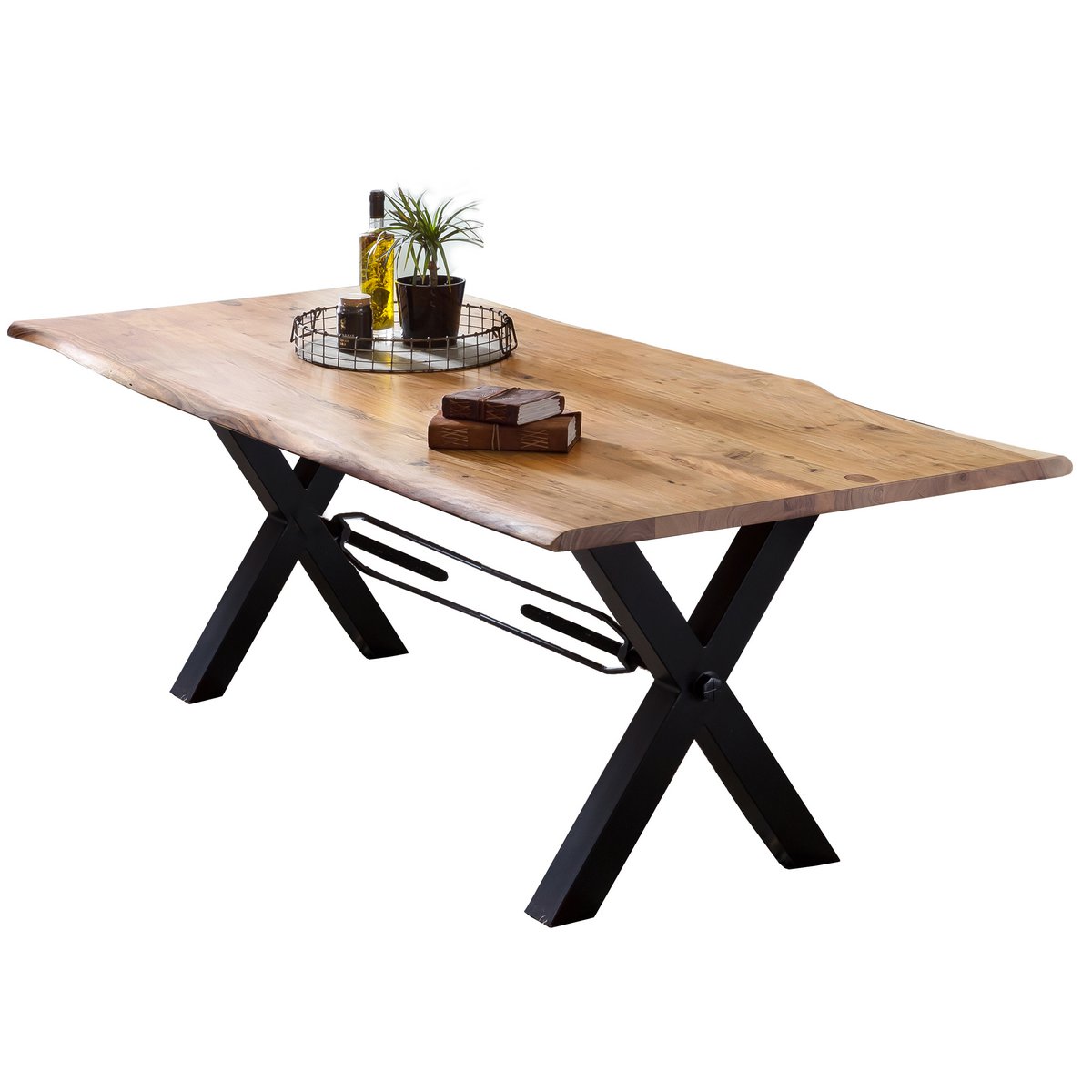 Tisch 180x90 cm, Akazie natur