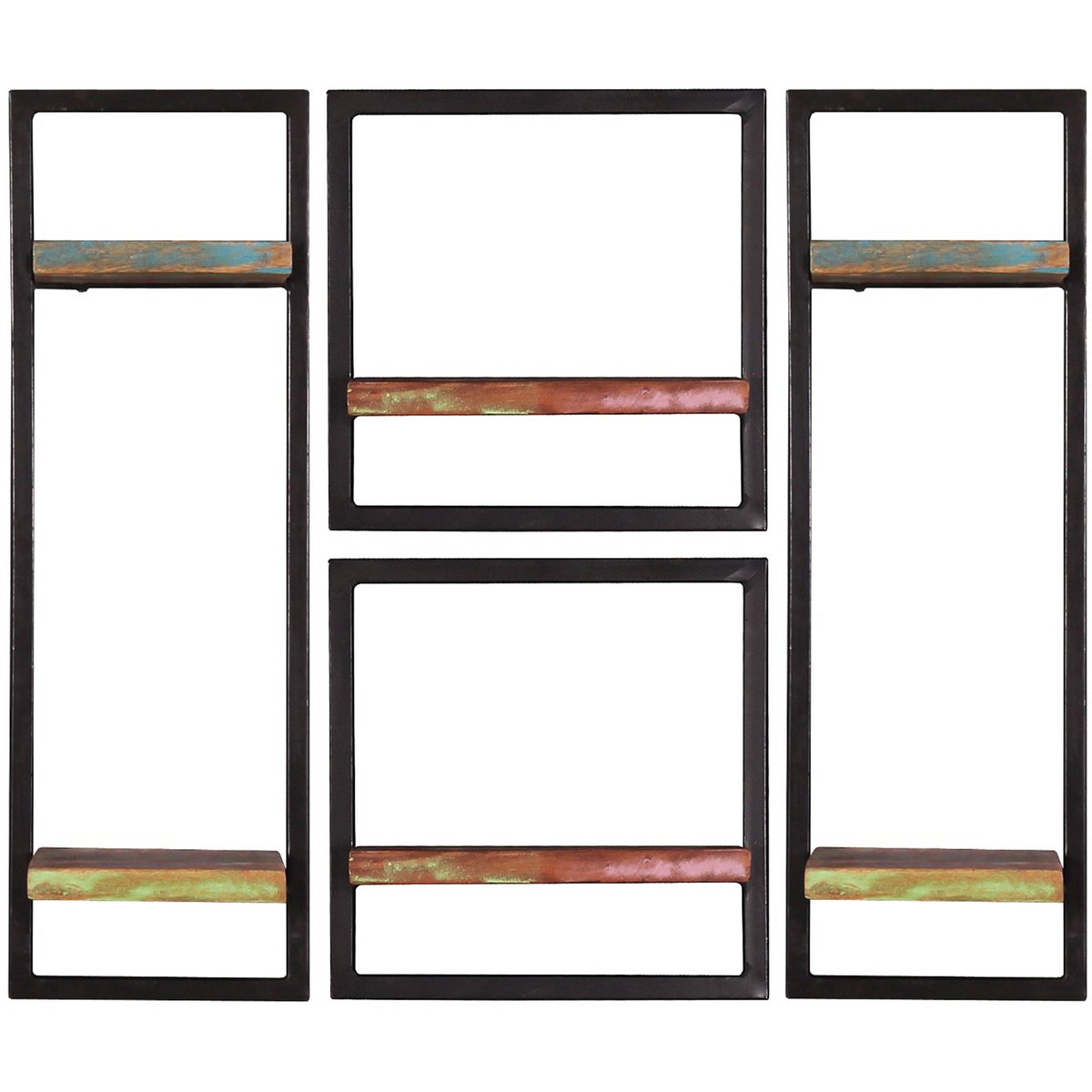 Wandregal-Set, 4-teilig