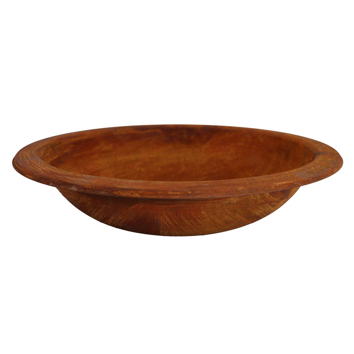 Deko Schale rostig Ø 36 cm | Vintage Deko Pflanzschale aus Metall