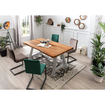 Tischgestell antiksilber