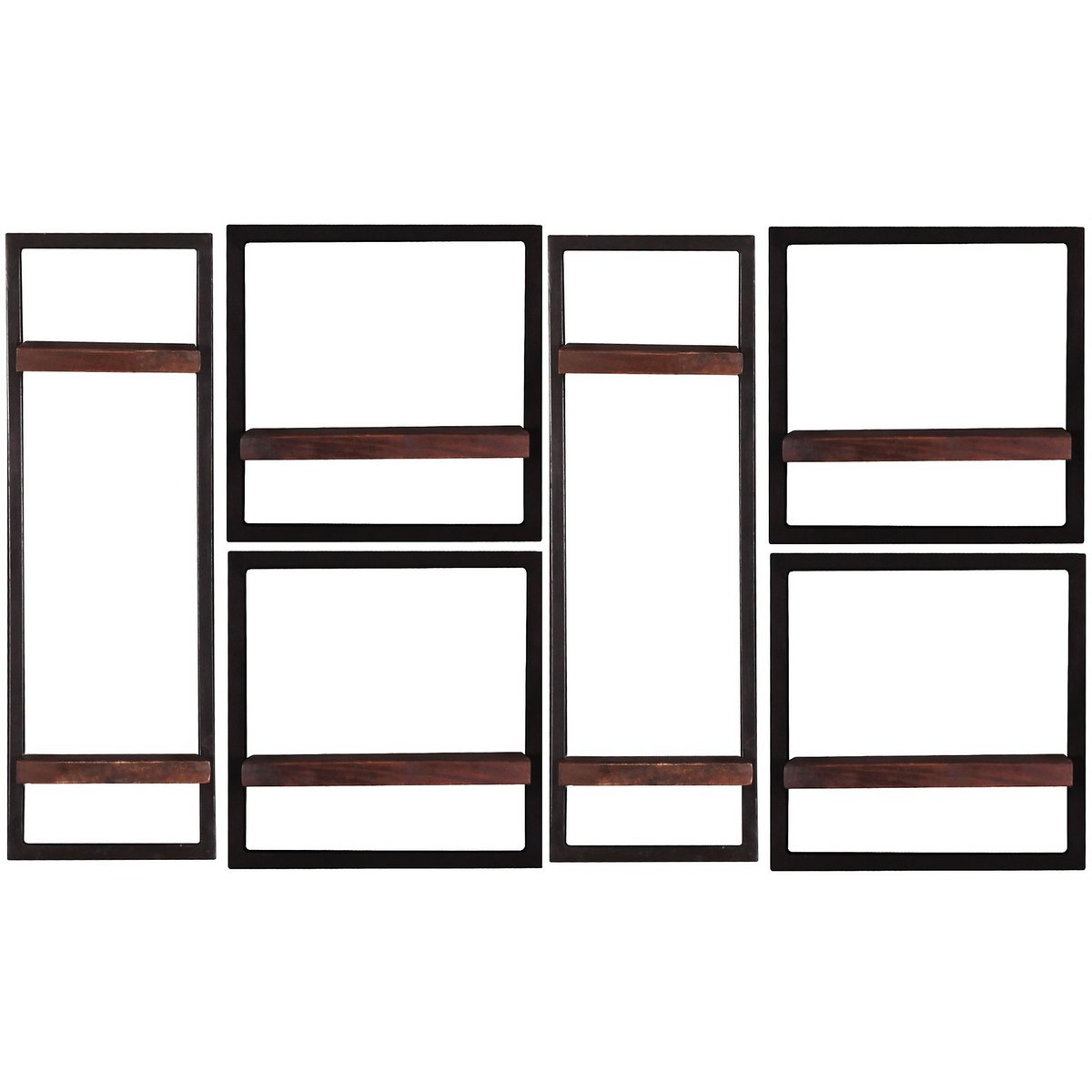 Wandregal-Set, 6-teilig