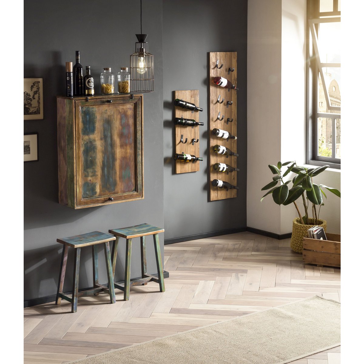 Klapptisch mit 2 Hockern