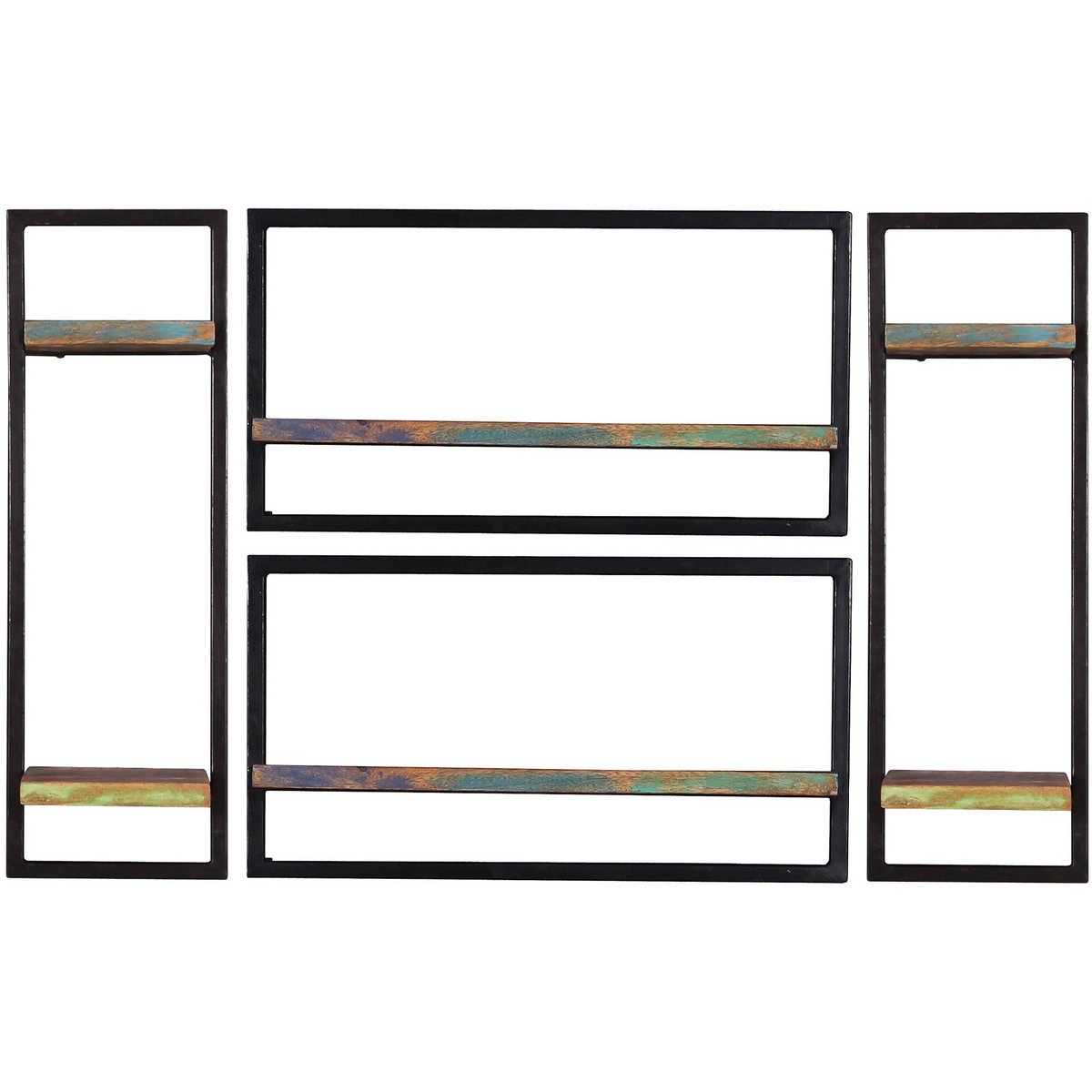 Wandregal-Set, 4-teilig