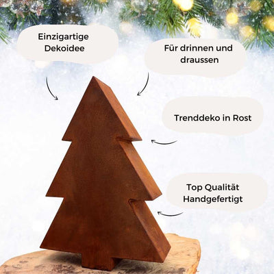 Christmas | Tannenbaum in 3D | Rost Metall