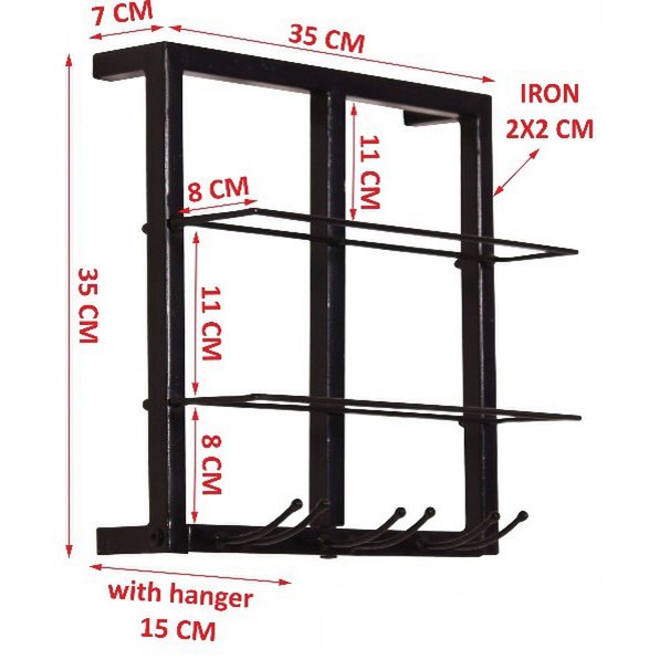 Wandregal-Set, 4-teilig