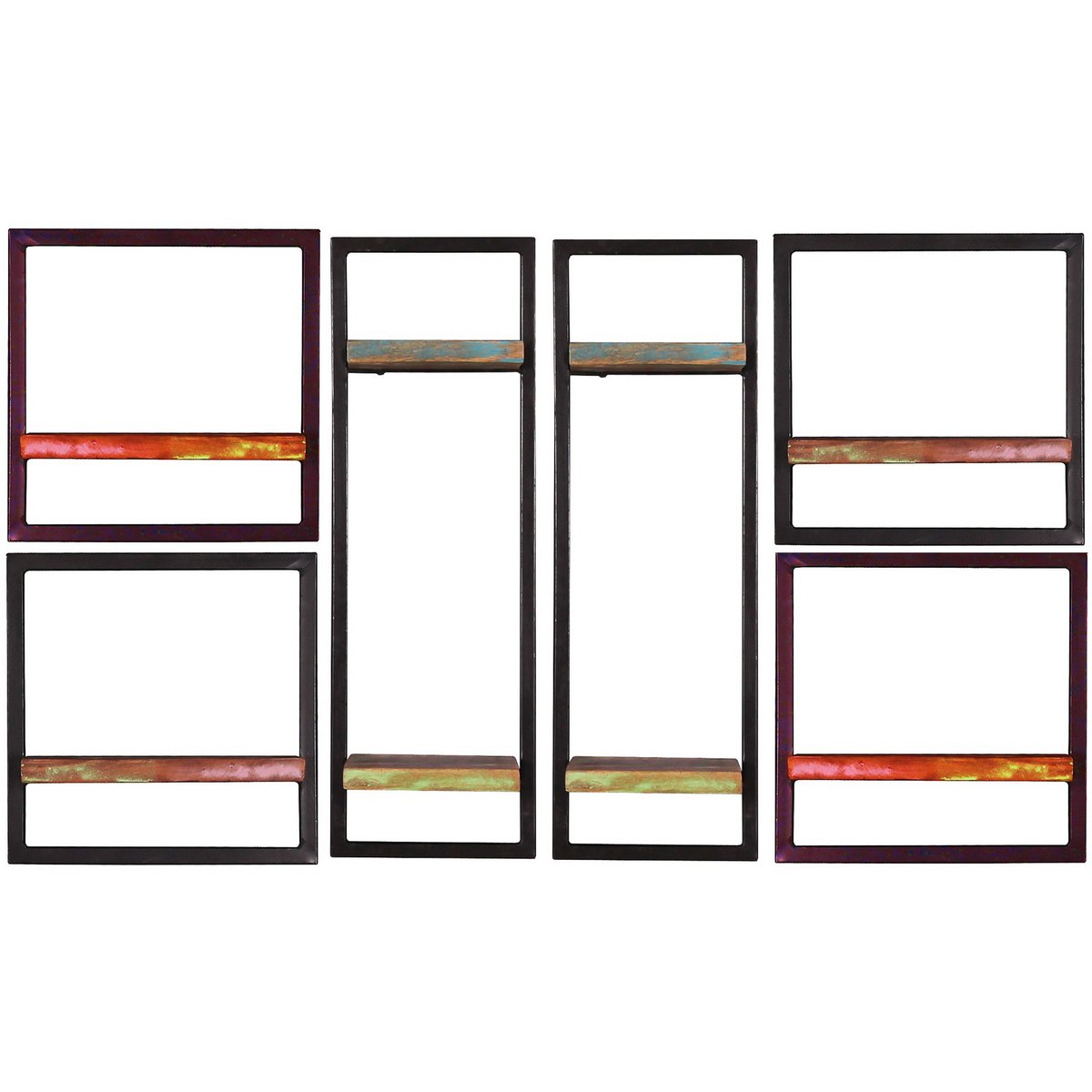 Wandregal-Set, 6-teilig