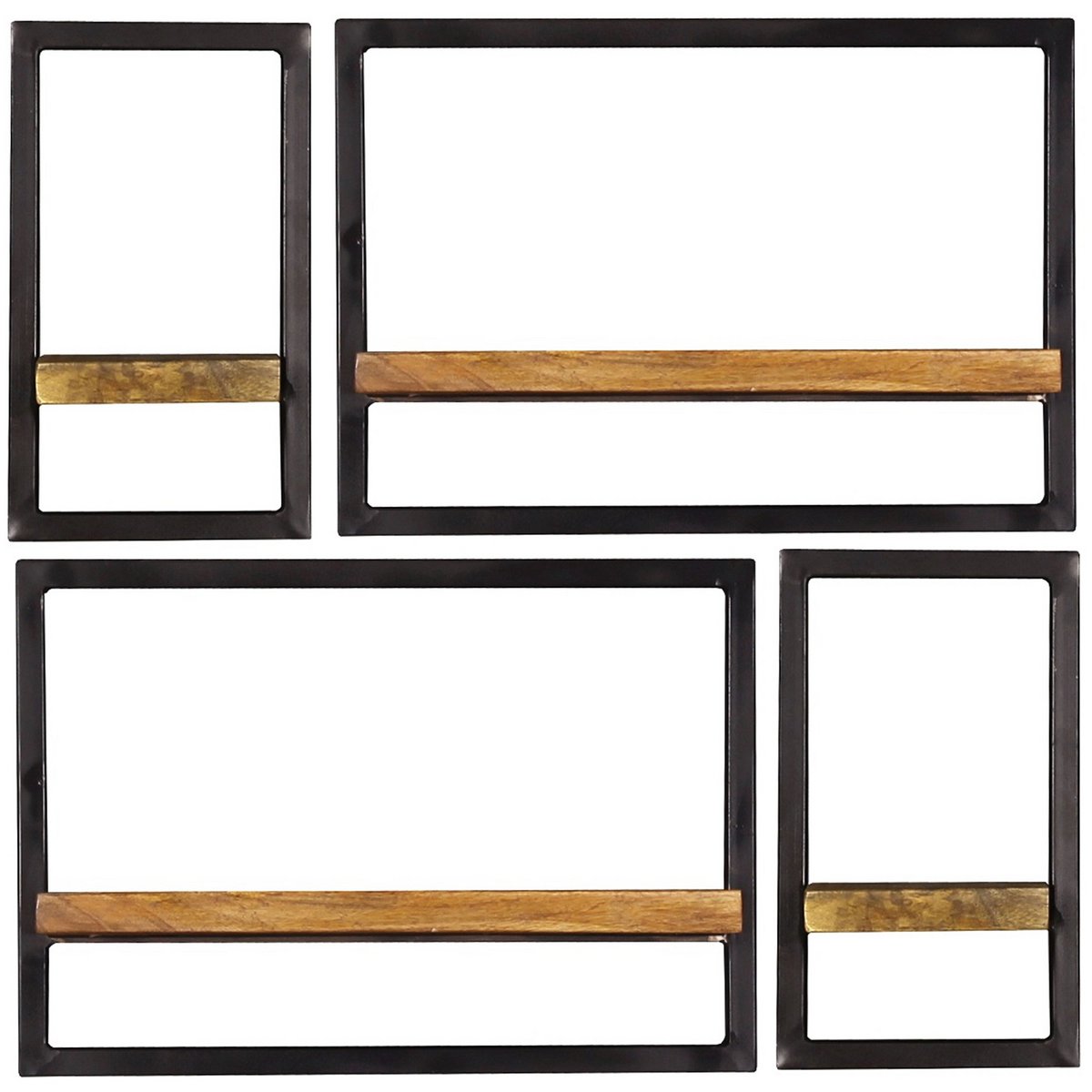 Wandregal-Set, 4-teilig