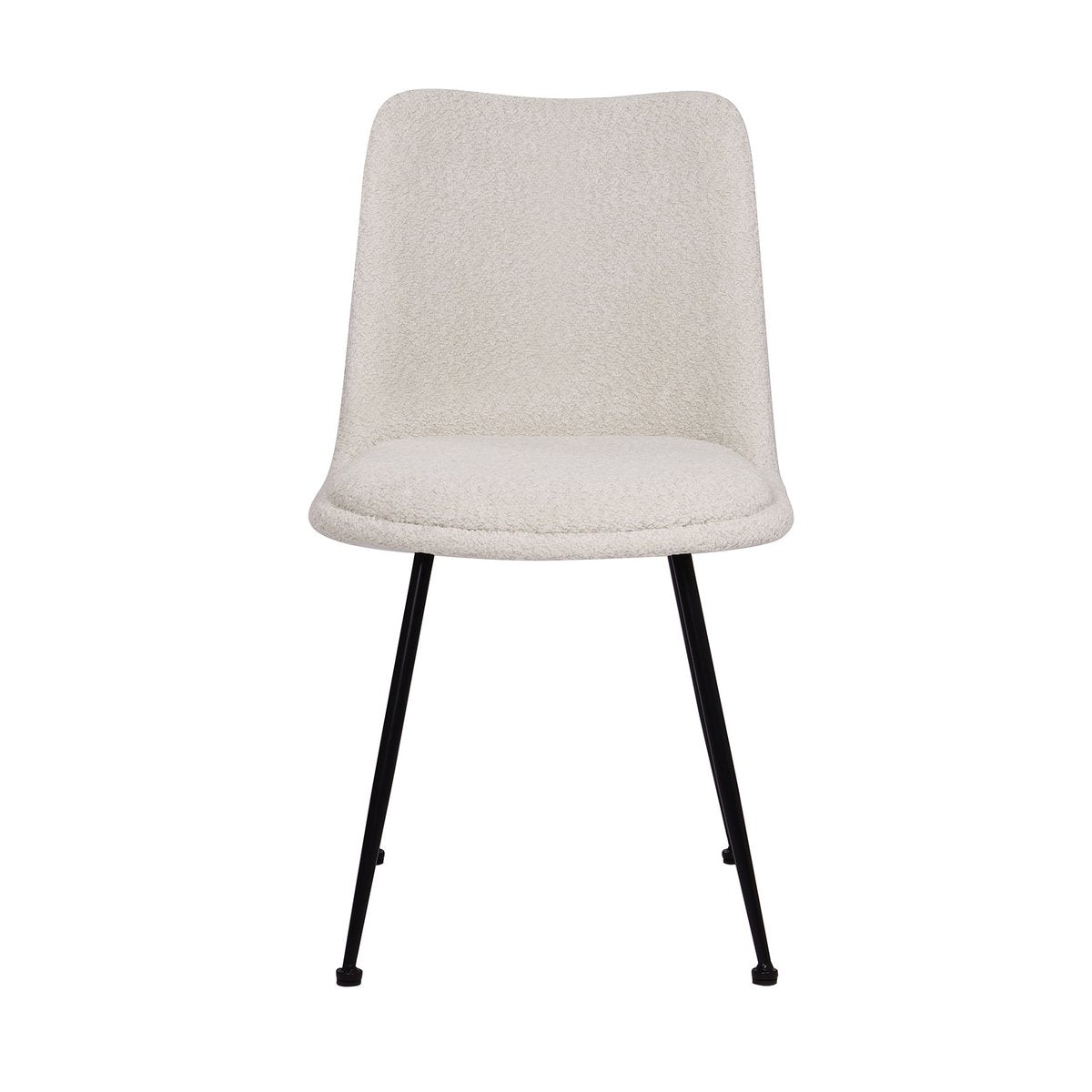 Stuhl 2er Set mit Bouclé-Bezug