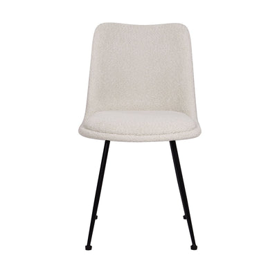 Stuhl 2er Set mit Bouclé-Bezug