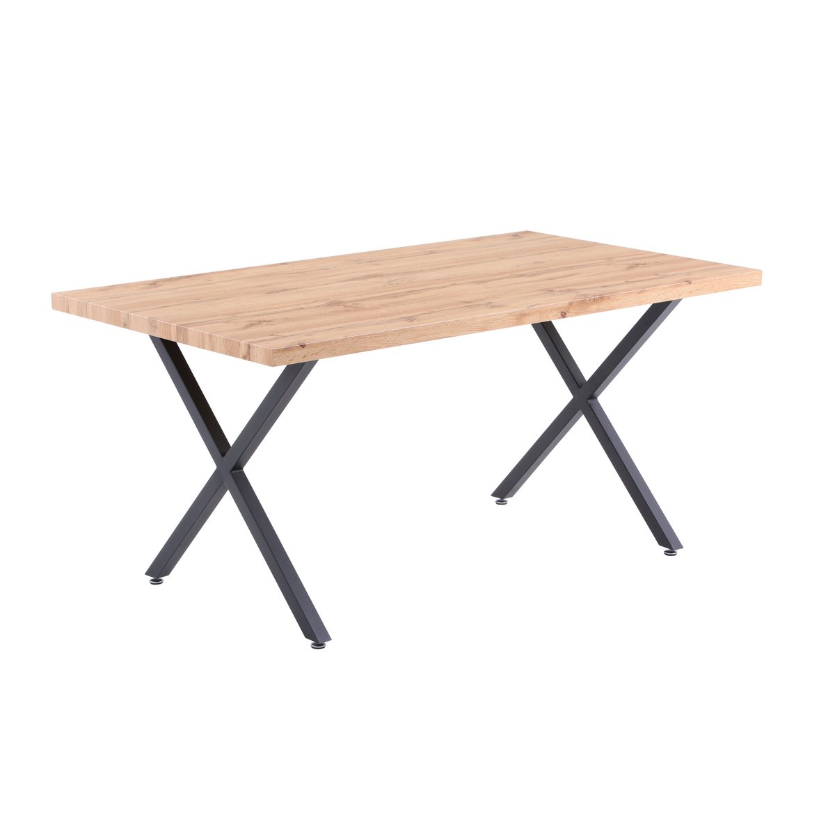 Tisch 160x90 cm mit X-Gestell