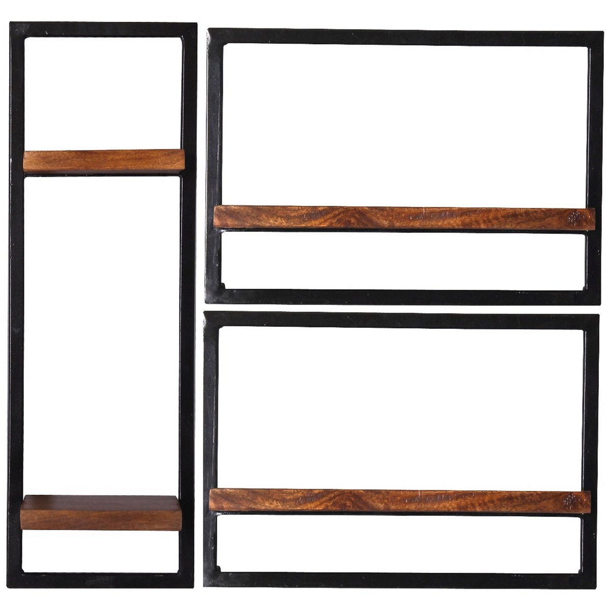 Wandregal-Set, 3-teilig