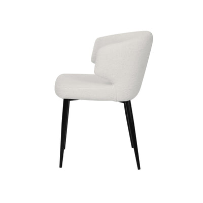 Armlehnstuhl 2er Set mit Bezug aus Teddyfell