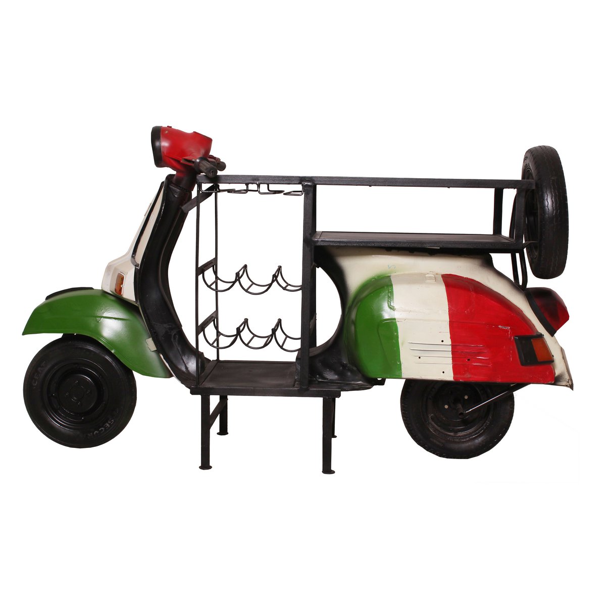 Stehtisch "Italien" aus einem recyceltem Roller